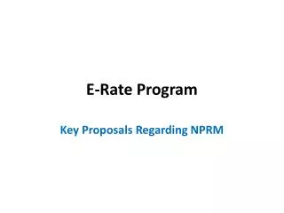 E-Rate Program