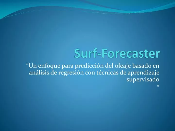 surf forecaster