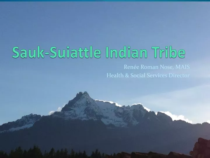 sauk suiattle indian tribe