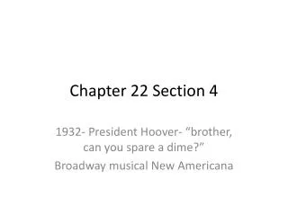 Chapter 22 Section 4