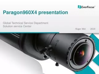 Paragon960X4 presentation