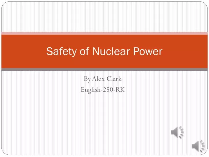 safety of nuclear power