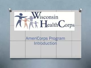 AmeriCorps Program Introduction