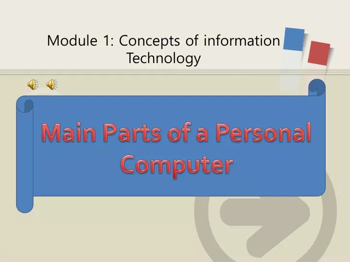 module 1 concepts of information technology
