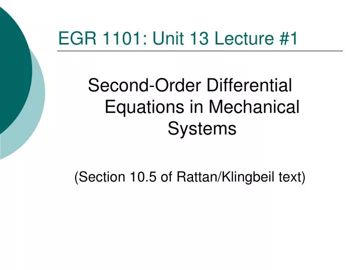 egr 1101 unit 13 lecture 1