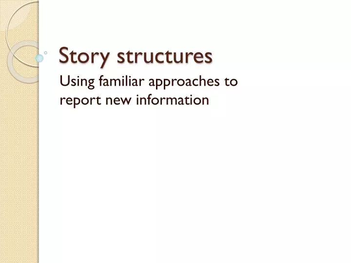 story structures