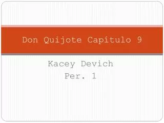 don quijote cap tulo 9