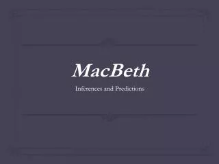 macbeth