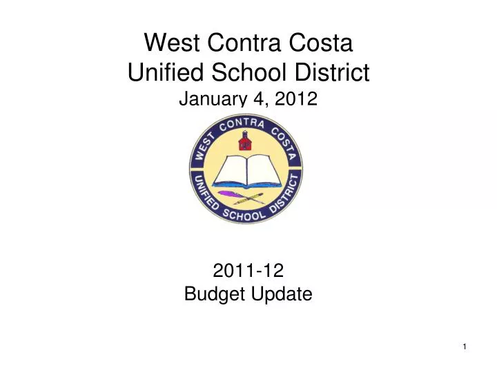 west contra costa unified school district january 4 2012