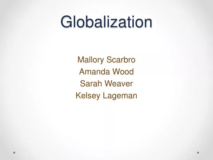 globalization