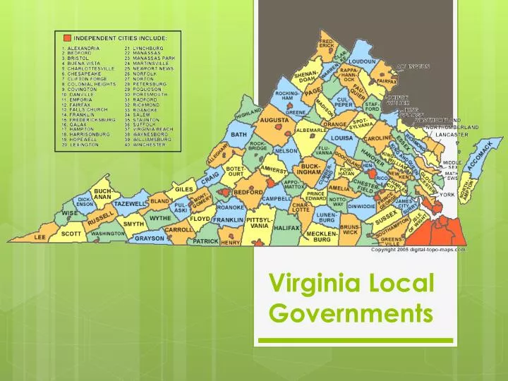 virginia local governments