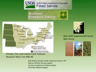 Climate, Fire, and Carbon Cycle Sciences Research Work Unit NRS-06