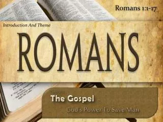 Romans 1:1-17