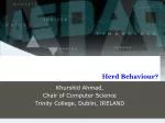 Herd Behaviour? - slide 1