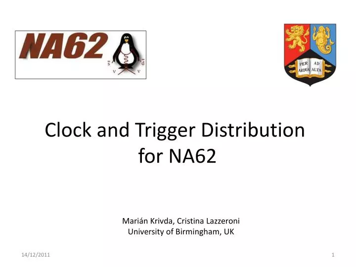clock and trigger distribution for na62