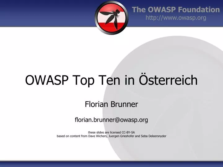 owasp top ten in sterreich