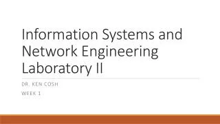 Information Systems and Network Engineering Laboratory II