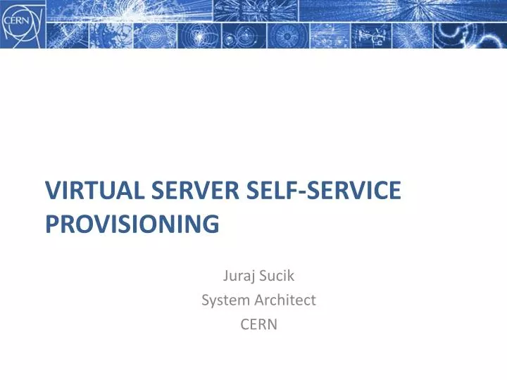 virtual server self service provisioning