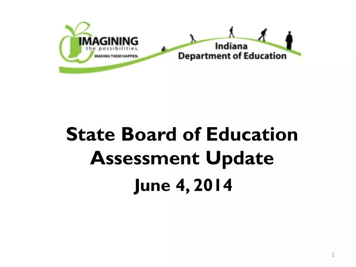 state board of education assessment update