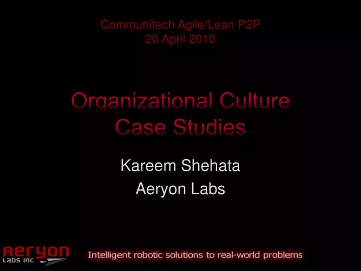 organizational culture case studies