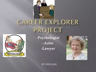 Career explorer project