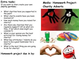 Homework project due in by :