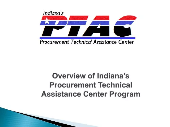 overview of indiana s procurement technical assistance center program
