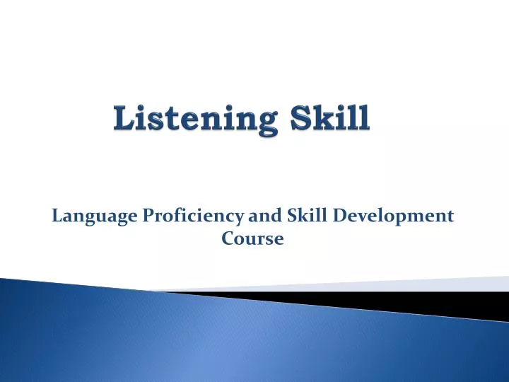 listening skill