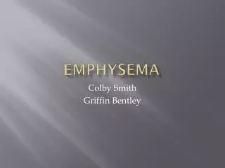 Emphysema