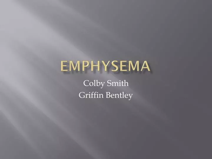 emphysema