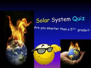 Solar System Quiz