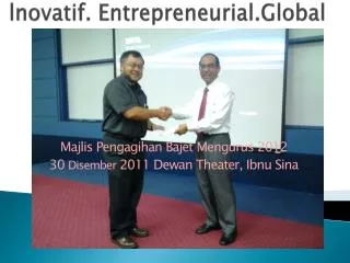 lnovatif entrepreneurial global