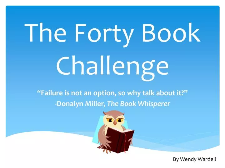 the forty book challenge