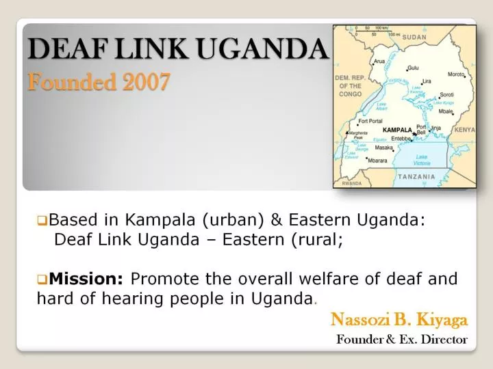 deaf link uganda founded 2007