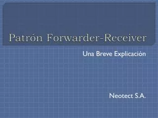 patr n forwarder receiver