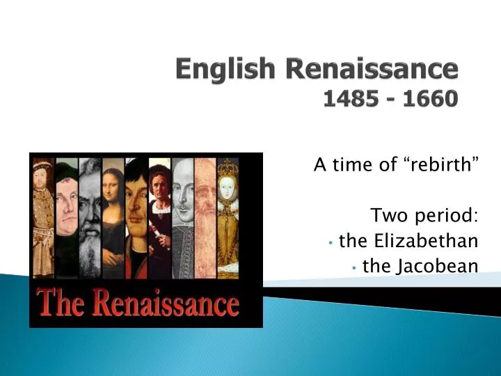 english renaissance 1485 1660