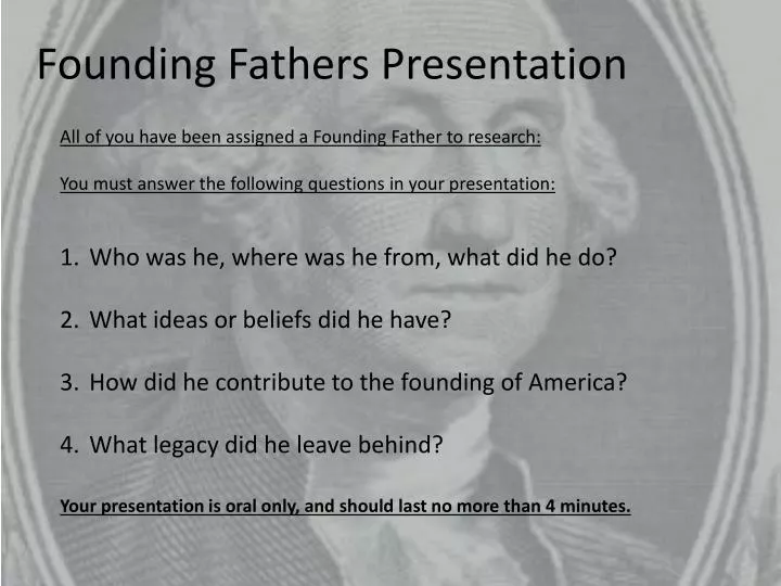 founding fathers presentation