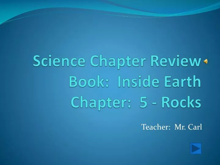 science chapter review book inside earth chapter 5 rocks