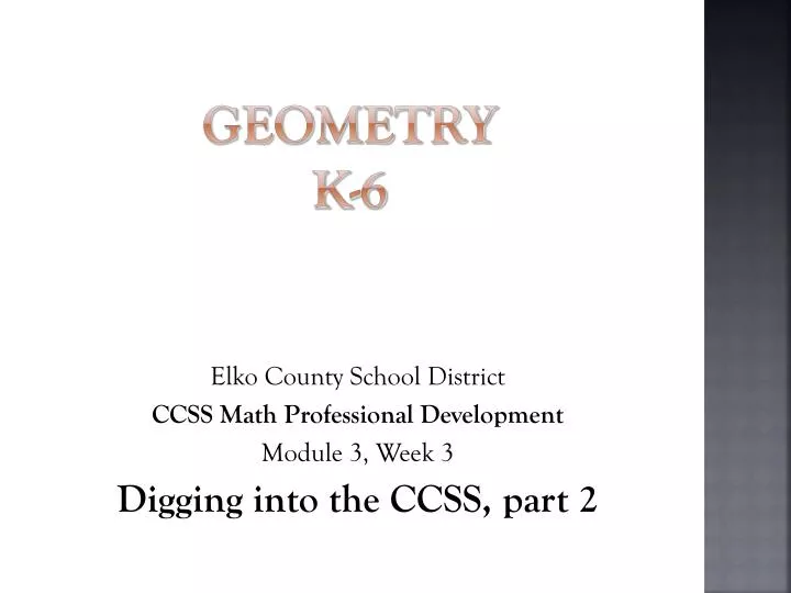 geometry k 6