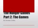 The Hunger Games Part 2: The Games