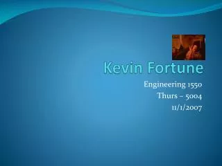 Kevin Fortune