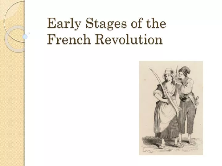 early stages of the french revolution