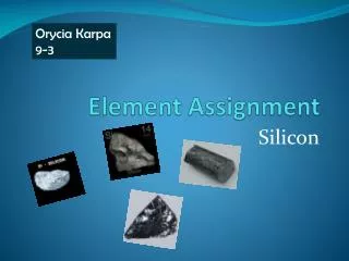 Element Assignment