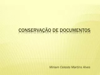 miriam celeste martins alves