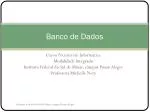 Banco de Dados - slide 1