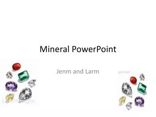 Mineral PowerPoint