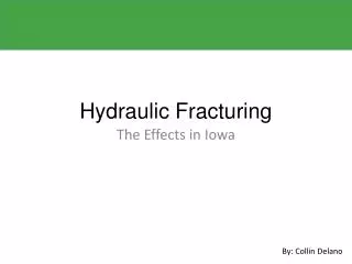 Hydraulic Fracturing