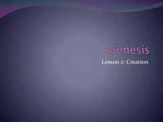 genesis