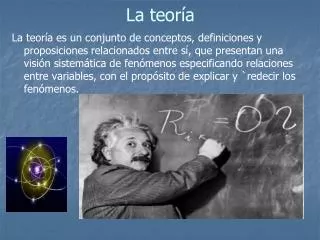 la teor a