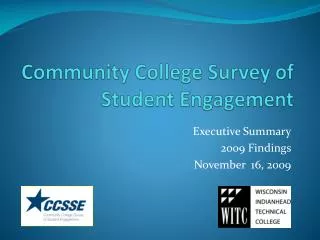 Community College Survey of Student Engagement